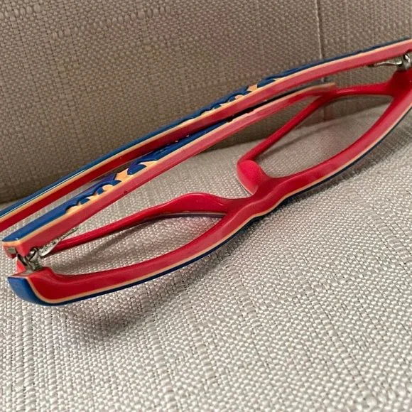 Ray-Ban Women Eyeglasses Blue/Red Tone RB1535 48[]16 130 Glasses Retail $130 - Picture 7 of 12
